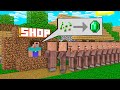 Minecraft NOOB vs PRO: NOOB OPENED HIS SHOP IN THE VILLAGE! 100% TROLLING