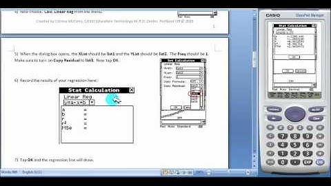 Regressions and Residuals