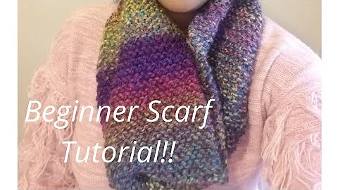 How to Knit - Beginners Scarf Tutorial