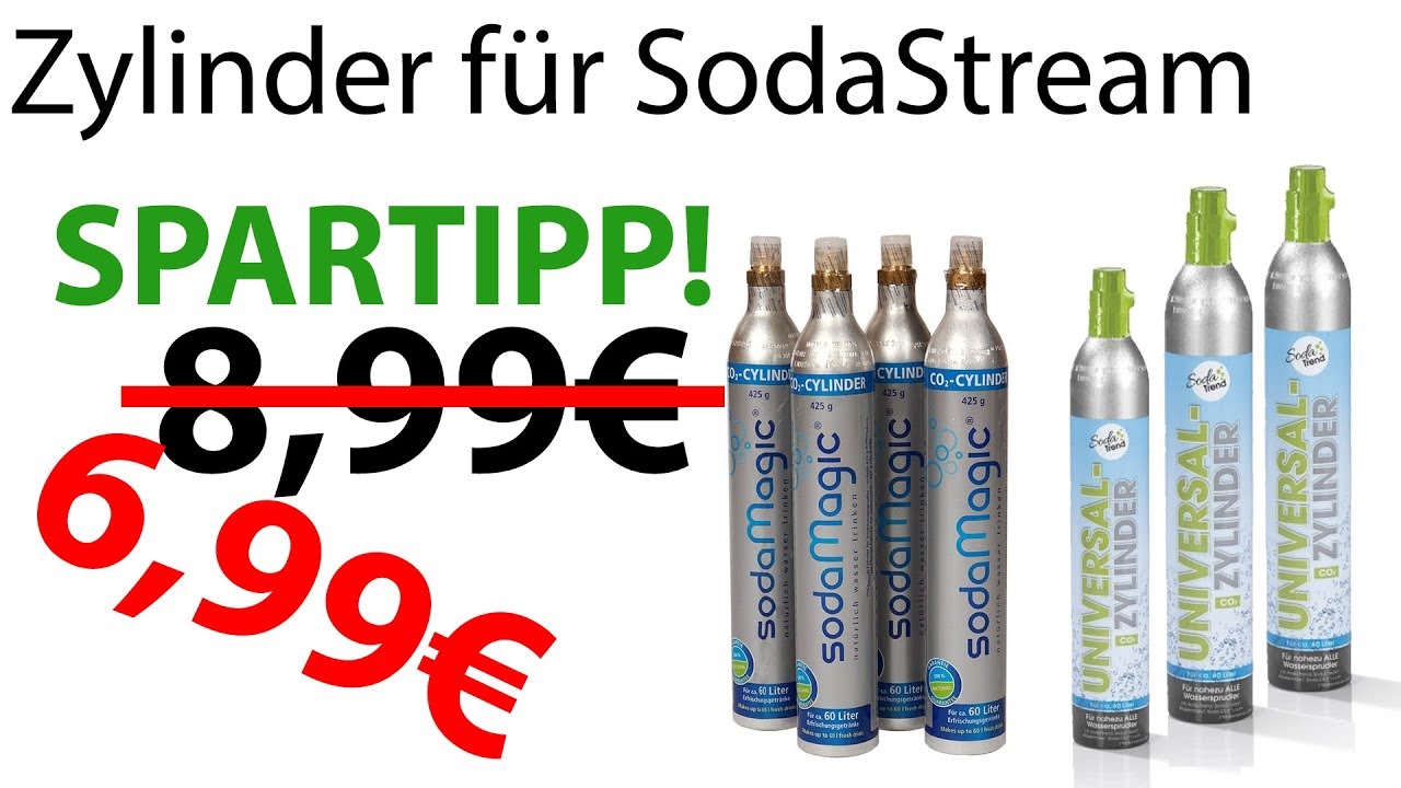 Sodamap De Zu Sodastream Kompatibler Zylinder Tausch Fur 6 99 Youtube