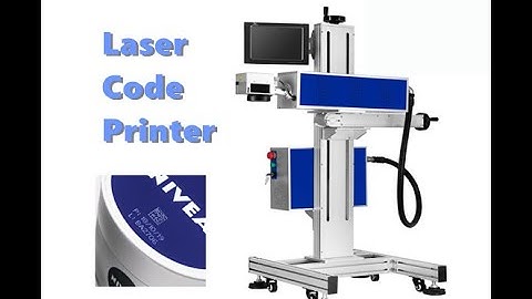 Automatic Laser code printer for bottle code and date