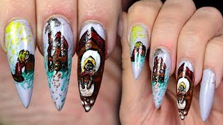 Nail Art Frau Holle -Fairy Tale Series-