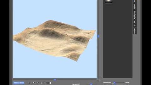Populate section Part I: terrain editing