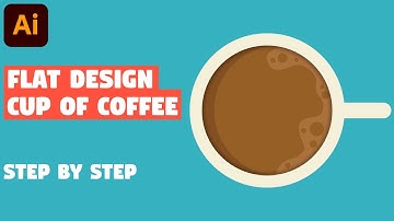 Cup of coffee in 5 EASY STEPS | Illustrator CC tutorial