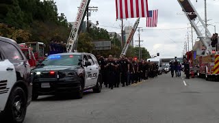 Alhambra PD Procession For Officer Alec Sanders