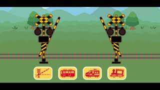 Stunt game : Rail road crossing Game play in android mobile screenshot 2