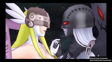 DIGIMON STORY CYBER SLEUTH [Yuri moment(?)]