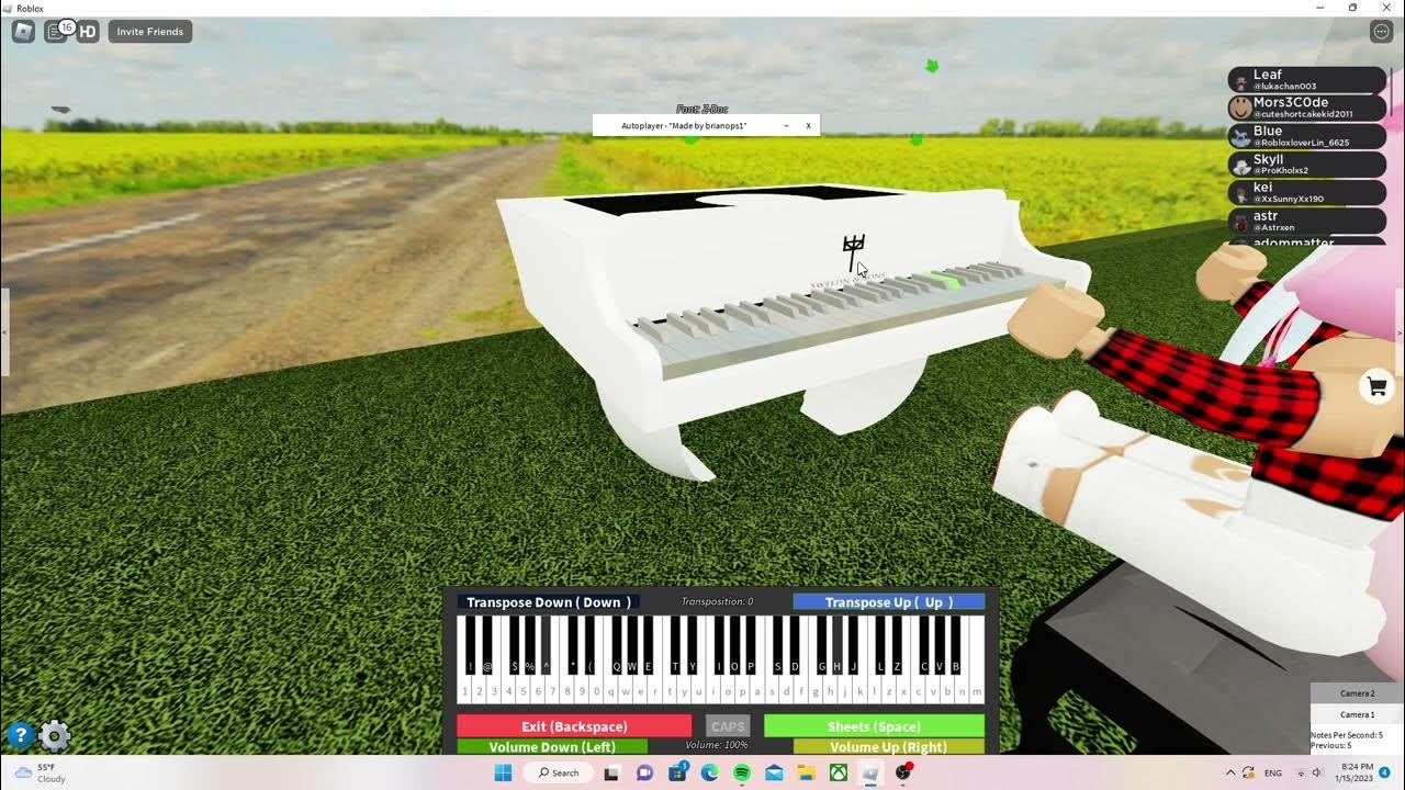 Playing Worlds Smallest Violin in Roblox Piano (AutoPlay) YouTube