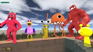 Spartan Kicking All New Garten Of Banban Family Horror Sprunki, Alphabet, poppy 4 Smiling in Garry's
