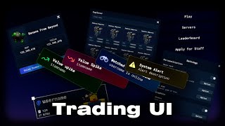 Animated Trading UI Design | Roblox Showcase
