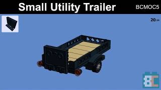 Small Utility Trailer | LEGO MOC