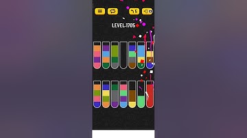 water sort puzzle - level 1705
