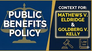 Public Benefits Policy: Context for Mathews v. Eldridge & Goldberg v. Kelly