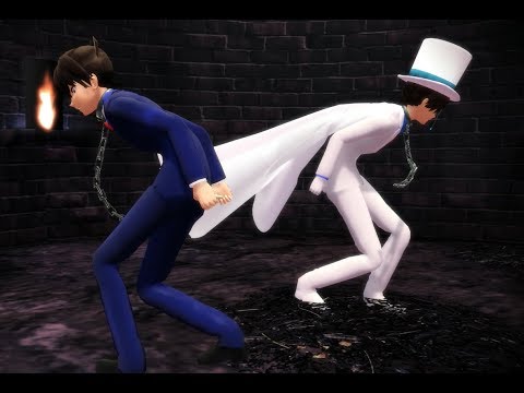 【MMD】Chained Up (Shinichi & Kaito Kid)