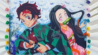 Mayara Rodrigues Drawings - Vídeo novo no canal! Tanjiro e Nezuko - Kimetsu  no Yaiba (Demon Slayer) Espero que gostem, link nos comentários ^^