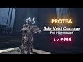 PROTEA - Solo Void Cascade Lv.9999 (1-120 Exolizers) Warframe Lv Cap Playthrough