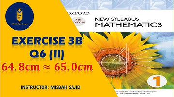Ex 3B ||Q 6 (ii) || D1 math||NSM1 || Chapter#3 ||Approximation and Estimation||O level math.