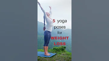 5 Yoga Poses for Weight Loss (Asanas) #shorts