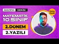 10.Sınıf 2.Dönem 2.Yazılı Soruları | Akademi Serisi | Konu Özetli | Ücretsiz PDF #matematikyazılı