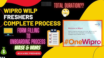 Wipro Wilp Complete Process 😉 | Wipro Wilp Form Fill-up to Onboarding Process 🤔 |  Wipro Wilp 2023