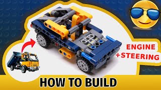 Muscle Car Lego 42147 Dump Truck Alternate How To Build Instruction