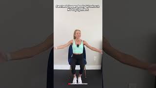 Seated Upper Body Workout No Equipment (10 minutes, TOTAL BURN!)  #carolinejordan