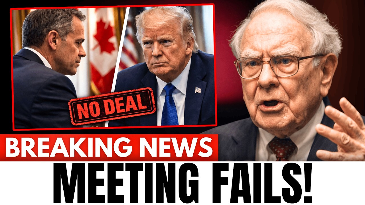 BREAKING: Trump–Canada White House Meeting BREAKS DOWN as Talks Collapse | Buffett Responds