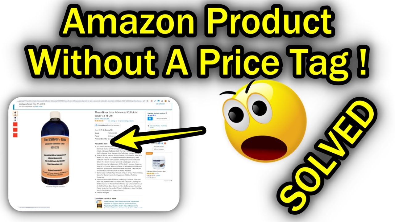 Amazon Products Without A Price Tag How To Order Or Share The Product