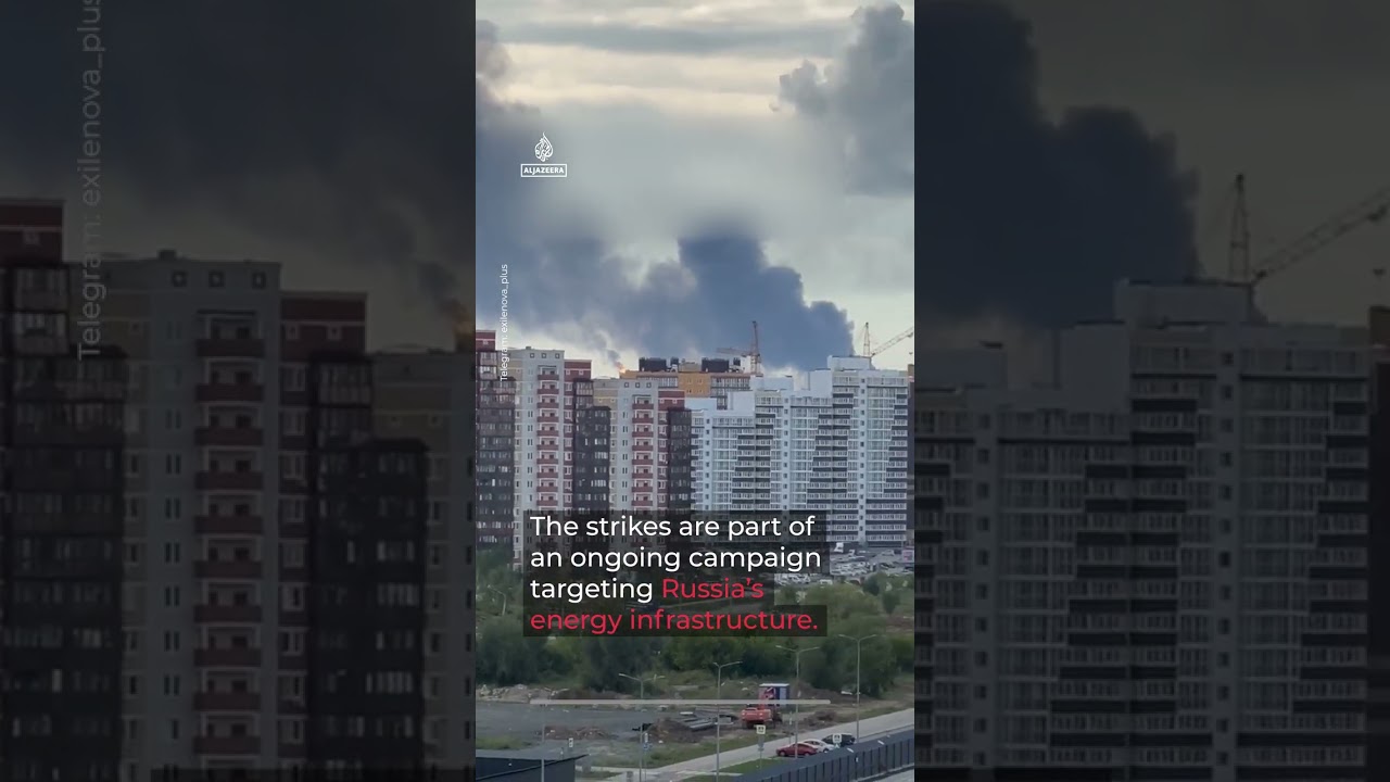 Ukrainian drones hit Russian fuel tankers