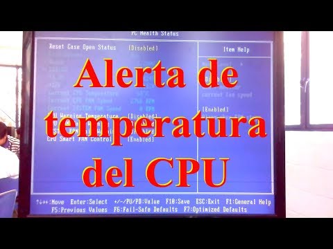 Vídeo: Com Ajustar La Temperatura A La BIOS