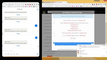 Date & Time picker as Quick Replies in Chatfuel