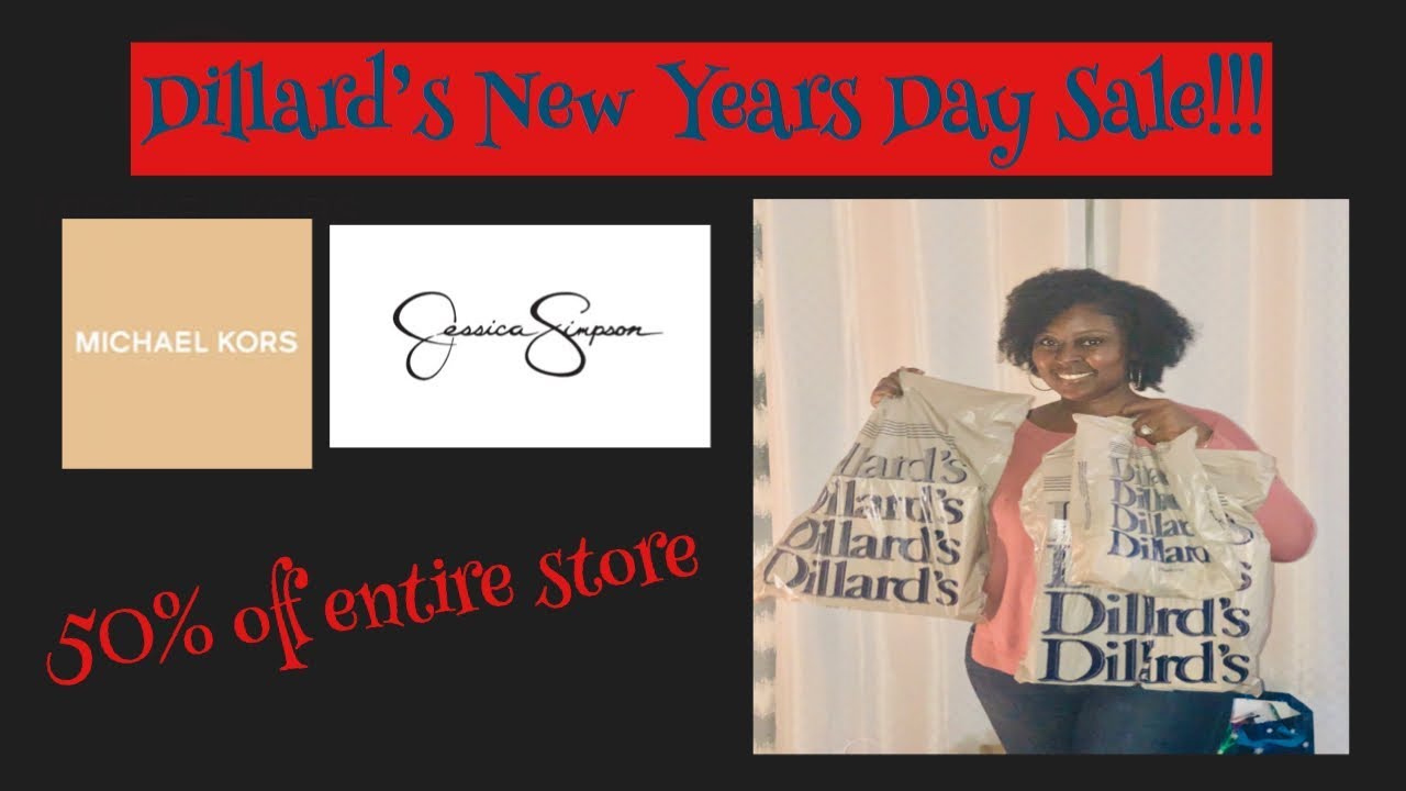 Dillard’s New Years Day Sale!! 50 off entire store!! Shoes & Jewelry