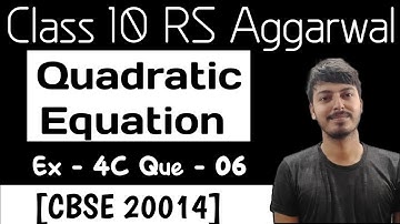 For what values of p are the roots of the quadratic equation 4x²+px+3=0 real and equal | RS 10 Ex4C