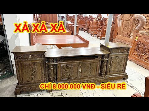 Video Sốc!!xả xả xả kệ tivi gỗ hương đá,gỗ mun giá chỉ từ... - youtube