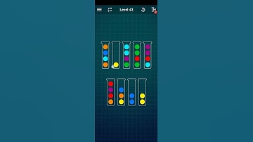 Colour Ball Sort Puzzle level 43