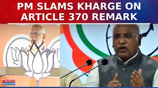 Mallikarjun Kharge's Strike On Modi Backfires, PM Jabs Congress' 'Divisive' Mindset, Watch Reaction