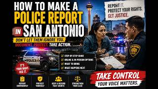 How to make a police report in San Antonio