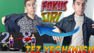 Tez yechinish fokus siri uzbek tilida | фокус сирлари узбек тилида Muxlislar talabi fokuslar sirlari