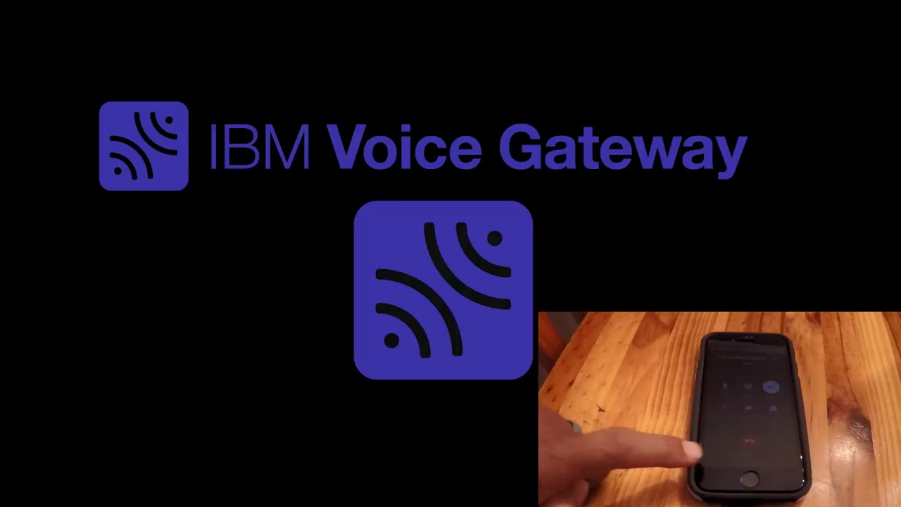 Demo IBM Voice Gateway YouTube