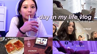 DAY IN MY LIFE VLOG🎧: school, editing, activities, working out and more ⋆.ೃ࿔*