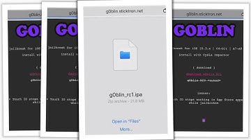 G0blin Jailbreak - For iOS 10.3.x | 64-bit | A7-A9 [Download Now]