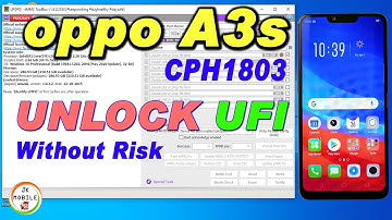 A3s CPH1803 Pattern Unlock UFI || Oppo A3s Password Remove UFI EMMC Tool || Mobile Tech