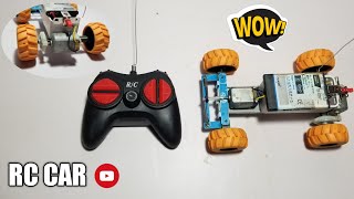 How to make RC car at home🎮👍