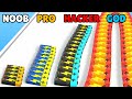 NOOB vs PRO vs HACKER vs GOD in Battery Run 3D!