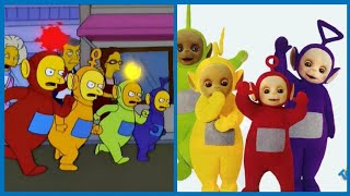 los TELETUBIES referencia LOS SIMPSONS