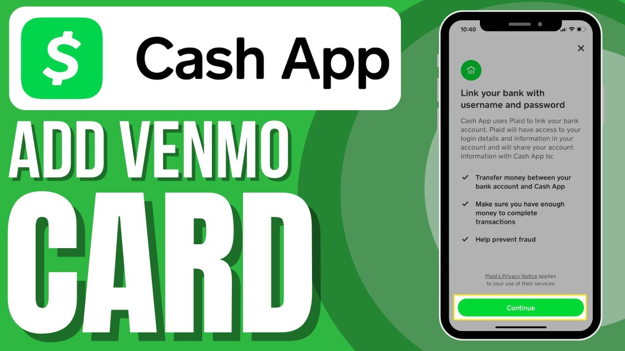 Can I Add My Venmo Card To Cash App