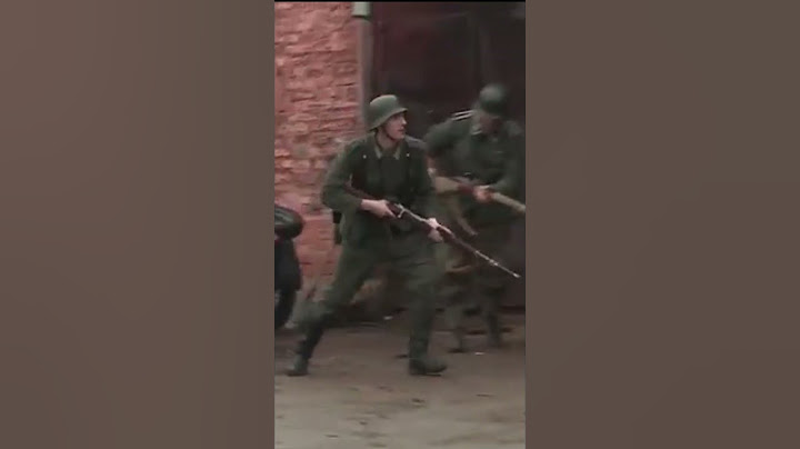 German army resists soviet invasion in berlin 1945 in WW2 reenacting