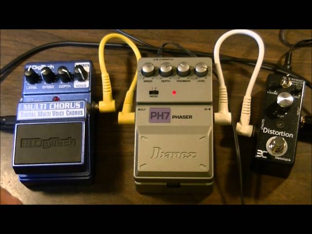 Ibanez PH7 Phaser Pedal Review - YouTube