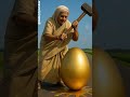 “The Secret Inside the Golden Egg 🥚✨ | An Old Man’s Struggle Reveals a Lion 🦁