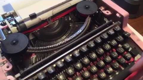 Olympia Traveller Typewriter